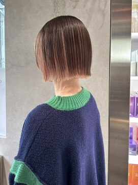 ゼスト クレス(ZEST Cres) 【立川CRESまなと】タッセルボブ×デザインカラー