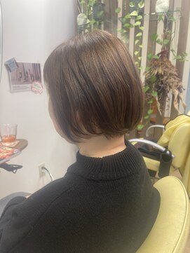 カットサロン ウシジマ(CUT SALON USHIJIMA) 【イメチェン大人ナチュラルボブ×モカブラウン】