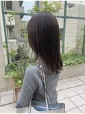 透明感ブラウンカラー　オージュアトリートメント