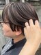 テントヘアー(tent hair)の写真/ただ白髪を隠すのでなく、《白髪を活かしたデザイン》をご提案*ダメージレス×お洒落が叶います♪