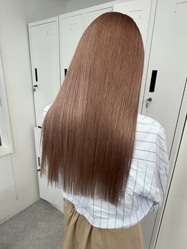 ペレ 渋谷(PELE) ホワイトグレージュ/デジタルパーマ/チェリーブラウン/渋谷