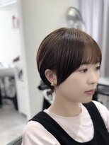 ジェムヘアスタジオ 平塚西口店(Gem Hair Studio)&nbsp;丸みの可愛いショート　Gem芦澤