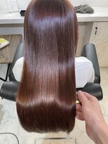 アールサロン アザブジュウバン(Rr SALON Azabu juban)&nbsp;ピンクブラウン×Rr SALON HYDRO XE TREATMENT