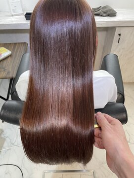 アールサロン アザブジュウバン(Rr SALON Azabu juban) ピンクブラウン×Rr SALON HYDRO XE TREATMENT