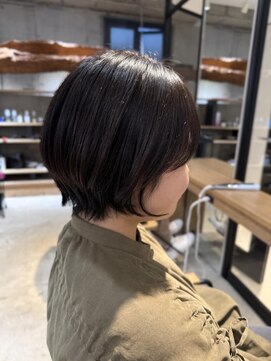 ニカイ(2F) ショートボブ/暗めカラー