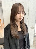 【VENTI 伊藤】まろやかブラウン×ロングレイヤー