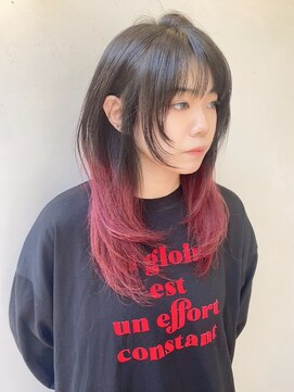 アジールヘア 北千住駅西口店(agir hair) ルーツカラーグラデーションカラーレイヤーカット北千住