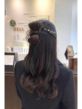 ヘアメイクヒール リボンカチモリセット＊