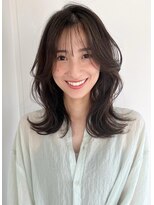 キイ ギンザ(k.e.y GINZA)&nbsp;レイヤー/レイヤーカット/くびれヘア/ミルクティーブラウン