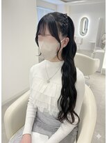 ニューミー(new me)&nbsp;編み上げハーフツイン