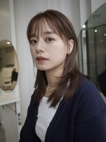 ヌヌ 渋谷 原宿 明治神宮前(nunu)&nbsp;レイヤーカットウルフカットボブグレージュオリーブべージュ