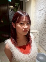 ミステローマ(MISTEROMA) 大人っぽチェリーカラーとレイヤーカット