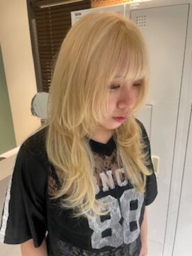サラジュ 梅田店(SARAJU) saraju　ヒラノ　ハイトーンレイヤー　ハイレイヤー　海外風ヘア