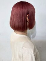 リコ 池袋東口店(Liko)&nbsp;ショートボブ 20代 ピンクカラー 顔周りカット レイヤーカット