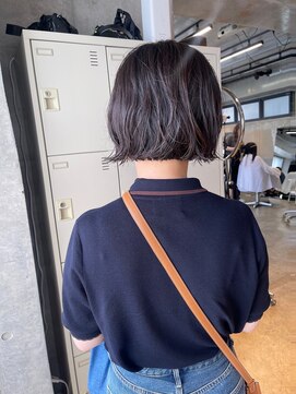 エインアンリー 明治神宮前(AIN.ANLY.) ボブパーマ、ボブパーマ緩め、ニュアンスパーマ