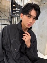 サイン メンズ 表参道(SIGN men's)&nbsp;色気のある黒髪センターパート