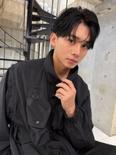 サイン メンズ 表参道(SIGN men's) 色気のある黒髪センターパート