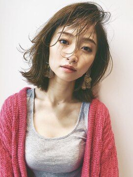 シキ 渋谷(siki) 切りっぱなし外ハネロブ【渋谷】【磯田】