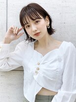 アンド ストーリーズ(&STORIES)&nbsp;大人かわいい小顔前下がりスリークボブローライト20代30代40代