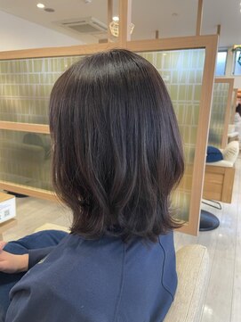 アドラーブル 長岡リップス旭岡店(adorable) ミディアムレイヤー×グレージュ×20代30代