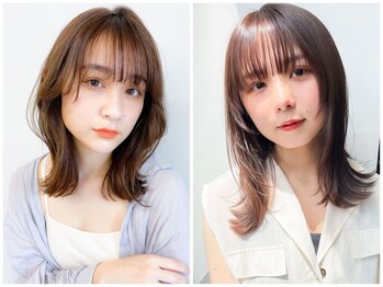 アドラーブル 女池店(adorable)の写真/似合わせのプロが創る女性目線で惹き出す小顔スタイル☆キレイを叶える高技術力、ハイセンスなデザインが◎