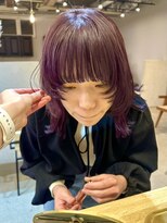 ディッセンバー 神宮前(December)&nbsp;紫カラー/ぶどうカラー/暖色パープル/ブリーチカラー/原宿