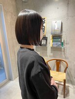 ルーク(LUKE) シンプルに収まる切りっぱなしボブ
