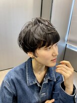 ハルキ ミナト ジャパン オオサカ(HARUKI MINATO japan OSAKA)&nbsp;40代50代小顔似合わせカットくびレイヤーエモージュ大人可愛い