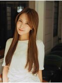 大人ストレートロングスタイル