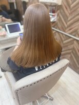 ヘアメイクゼロ 坂戸駅前店(hairmake zero)&nbsp;【ケアブリーチ】オンカラー＋オージュアトリートメント♪