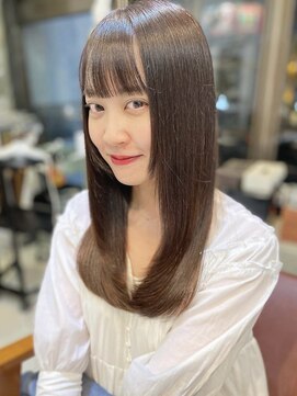 リコ バイ マリス(Liko by maris) ラベンダーベージュを髪質改善トリートメントカラーで♪