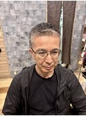 50代ナチュラルカットアイロンパーマ癖毛風簡単セット
