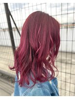 エムタニグチブランシェ(M.TANIGUCHI Branche') イメチェン　ハイライトローズ系ロングレイヤー