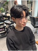 NEXTNEO石井/ニュアンスパーマ前髪狭目センターパート静岡メンズ
