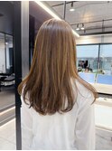ワンカール/レイヤー/シースルーバング/小顔/前髪/ロングヘア