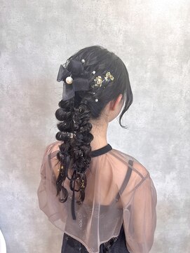 ベル(belle) レイヤーカット/エクステ/暖色カラー[天文館]