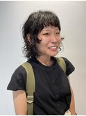 【井上】ミディアムレイヤーパーマウルフ