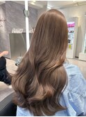 ブリーチなしダブルカラーでつくるオリーブベージュ♪