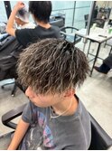 縦落ちツイスパパーマ/メンズ/刈り上げ/眉毛/ツイスト