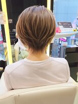 ウィル あべの店(WiLL)&nbsp;イメチェン丸みショートナチュラルボブ30代40代50代田嶋36