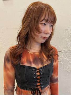 【サノユイ】ブリーチなしAutumn orange 