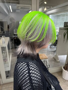 シーン(seen) ◆派手髪アンブレラブリーチシャギーウルフレイヤー