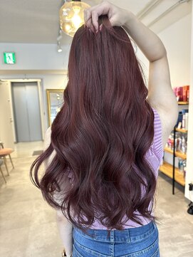 ミョンシル ブリーチなしピンクラベンダー