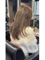ヘア フラッグ 西葛西店(hair flag)&nbsp;ふわっと軽やかレイヤー×ヘーゼルベージュ