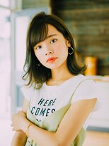 ココカラーアンドカット マルナカ福富店(CoCo Color&Cut)&nbsp;外はねボブ/レイヤーボブ/ダークベージュ☆30代40代50代60代