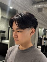 スタッド 松戸(stud. Men‘s)&nbsp;フェザーパーマ/ニュアンスパーマ/センターパート/毛流れパーマ