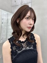 グローアイヴィ 大宮(GLROW IVY)&nbsp;▼フォワード巻きハッシュカットブラウンカラー
