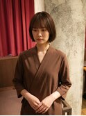 【骨格補正】丸みショート×小顔カット