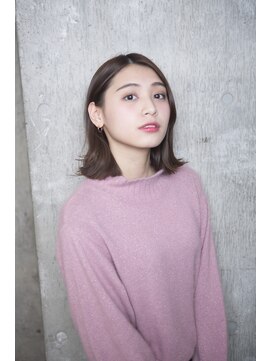 サロンドミルク 原宿(salon de MiLK) 【salon de MiLK 原宿】外ハネ×イルミナベージュ