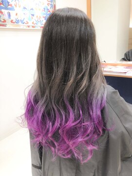 デイズ(days) バイオレットカラーバター☆アッシュグレーグラデーション